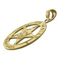 thumbnail image 4 of 14K Gold United States Marshal Badge Pendant, 4 of 5