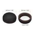 thumbnail image 2 of Furniture Sliders, 8 Pack 1 1/4" Formed Felt Round Sliding Pads, Chair Glides for Carpeted Hardwood Floor (Black), 2 of 6