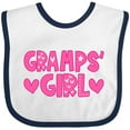 thumbnail image 3 of Inktastic Gramps' Girl Granddaughter Gift Girls Baby Bib, 3 of 4