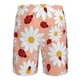 thumbnail image 6 of Naloa Daisy and Ladybug Men's Beach Shorts, Surfing shorts, Swim trunks, Quick Dry Swim Trunks for Surfing Beach Fun - Small, 6 of 9