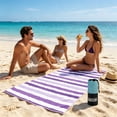thumbnail image 4 of HOZVOMI Oversized Fast-Drying Beach Towel for Adults, Soft Polyester Travel Towel, Perfect for Pool, Camping, and Vacations, Includes Storage Bag, 4 of 6