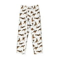 thumbnail image 6 of Uemuo German Shepherd Dog Pattern Men's Wide Leg Palazzo Lounge Pants with Pockets Light Weight Loose Comfy Casual Pajama Pants-XX-Large, 6 of 9