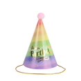 thumbnail image 4 of Sombrero de cumpleaños para niño y niña, gorro de cono de papel, gorros de bola con purpurina dorada con pompones, decoraciones para fiesta de Baby Shower, 4 of 4