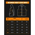 thumbnail image 4 of Orrnikko Heated Vest for Women Detachable Heated Hood White L, 4 of 7