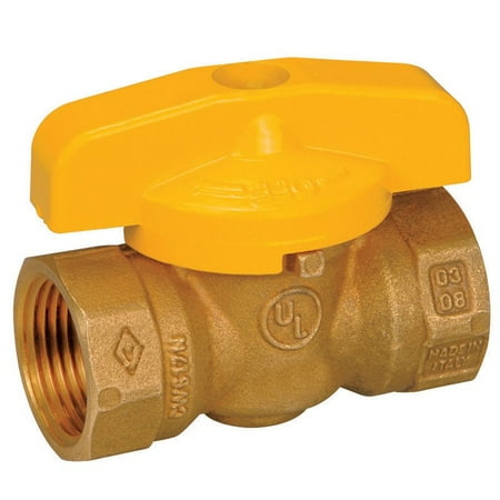 Forged Brass Gas Ball Valve - VALVE BALL GAS 1/2