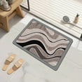 thumbnail image 6 of Diatomite Bath Mat, Super Absorbent Quick-Dry Bathroom Floor Mat, Non-Slip Rubber Backing, 40X60Cm Modern Multicolor Water-Absorbing Rug, 6 of 7