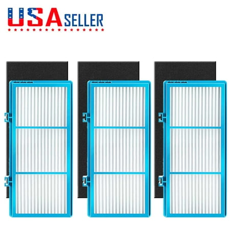 

Filter Replacement for Hol-mes AER1 Air Purifier Replace HAPF30AT HAP424 HAP706 HAP716 HAP9240 3 HEPA Filters & 3 Carbon Pre-Filters