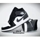 thumbnail image 2 of N I-K-E A i r-Jor-dan 1 Mid Shoes Black Iron Gray White DQ8426-001 Men's Size 11.5 NEW, 2 of 6