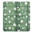 thumbnail image 3 of Dailycode Dishwasher Magnet Cover Magnetic Fridge Door Cover Home Kitchen Decor, Plaid with Shamrocks, 23"x 26", 3 of 6