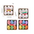 thumbnail image 2 of WMGHA Easter Egg Decorating Kit, 6Pcs White Plastic Eggs with Dye Kit, Easter Tree Ornaments,Hanging Plastic Artificial Eggs DIY Painting Decorating Basket Fillers Gift Easter Party Favors, 2 of 8