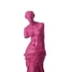 thumbnail image 2 of Resina Brazo Roto Venus De Milo Adornos Escultura Decoración Del Hogar (Rosa Roja), 2 of 3