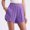 Purple（New）, variant on PFRNLF Womens Casual Shorts Comfy Elastic Waist High Waisted Summer Linen Shorts