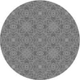 thumbnail image 1 of Ahgly Company Machine Washable Indoor Round Transitional Ash Gray Area Rugs, 7' Round, 1 of 7