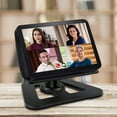 thumbnail image 2 of Support de Haut-Parleur Compatible avec Echo Spectacle 8 Haut-Parleur Intelligent Support en Alliage d'Aluminium pour Echo Spectacle 8 Rotation Horizontale à 360 Degrés Inclinaison à 24 Degrés Noir, 2 of 5