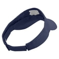 thumbnail image 3 of RV Logo Embroidered Pro Style Cotton Twill Washed Visor - Navy OSFM, 3 of 5