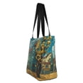 thumbnail image 4 of Fotbe Impressionist Village Sky Pattern Beach Tote,Shoulder Handbag,Spacious Tote Bag,Lightweight Travel Bag,Versatile Shopping Bag, 4 of 9