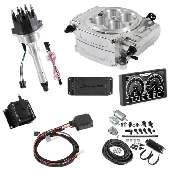 Holley Sniper EFI 550-510-5PK-SBC Sniper 2 EFI Bundle with HyperSpark Ignition System
