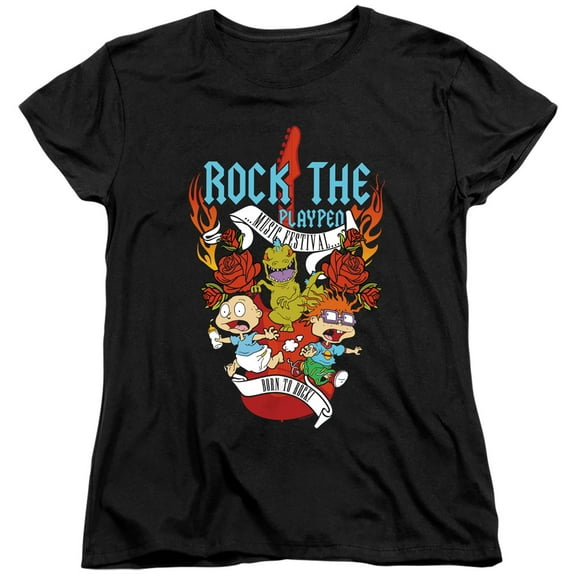 Rugrats Rock The Playpen Music Festival Women's T Shirt