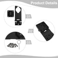 thumbnail image 5 of Cabinet Door 3 Digit Combination Lock Turn Knob Hasp Lock With Combination Black Smile Home, 5 of 9