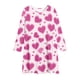 thumbnail image 3 of TaTaai Valentine Heart Print Long Sleeve A-Line Skater Dress, Valentine's Day Gift, Casual Party Twirly Dress Gift, 3 of 5