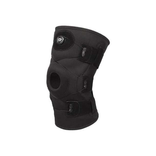 Hinged Knee Brace - Relieves Meniscus TearArthritis Design. Open Patella -