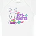 thumbnail image 4 of Inktastic My 1st Easter with Bunny and Easter Basket Girls Baby Bodysuit, 4 of 5