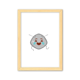 thumbnail image 1 of Caras sonrientes, caras sonrientes. Cuadro de madera decorativa marco de casa A4, 1 of 3