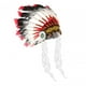 thumbnail image 3 of Tocado de plumas, accesorio para fotos, accesorio para el cabello, sombrero de jefe indio americano para fiesta estilo E, 3 of 9
