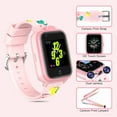 thumbnail image 6 of CJC 4G Kids Smart Watch Phone, Touch Screen Smartwatch with Dual Camera, GPS, WiFi, Video Voice, SOS, Classroom Mode, Digital Wrist Watch Support SIM, Pink, 6 of 7