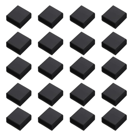 HONMEET USB C Plug Cover USB Male Dust-proof Plug Black 20 Pcs