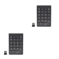 thumbnail image 4 of Seitruly Teclado negro 22 teclas MIni Numpad Teclado numérico Bluetooth Compatible con sistema Windows Android Nuevo negro 2.4G 2piezas, 4 of 5