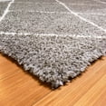 thumbnail image 5 of Gertmenian Thayer Diamond Shag Checkered Gray Indoor Area Rug, 8x10, 5 of 6