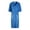 Blue, variant on Housecoat Women Zipper Front Duster Robe 3/4 Lounger Housedress Pocket Nightgown S-3XL RHW4008