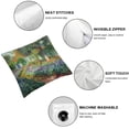 thumbnail image 4 of Acheng  Claude Monet Pillow Covers Set of 2 Sunrise The Impression Pillow Cases Square Decorative Cushion Covers for Sofa Couch White, 4 of 6