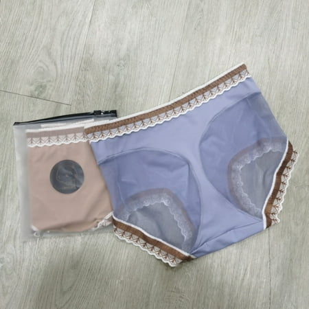 

eczipvz Plus Size Lingerie Underpants Patchwork Color Underwear Panties Bikini Solid Womens Briefs Knickers Cotton Underpants Black