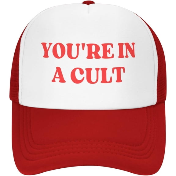 You're in A Cult Mesh Cap Men Women Baseball Cap Trucker Hat Sports Cap