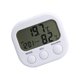 thumbnail image 3 of Termómetro digital de alta precisión, termómetro, humedad, reloj, barómetro, higrómetro (blanco), 3 of 7