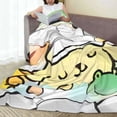 thumbnail image 3 of Lsque Sanrio Pattern Fuzzy Fleece Throw Blanket Extra Large,Super Soft,Fluffy and Warm Blankets for Couch,Bed,All Season Use (40"x30"), 3 of 7