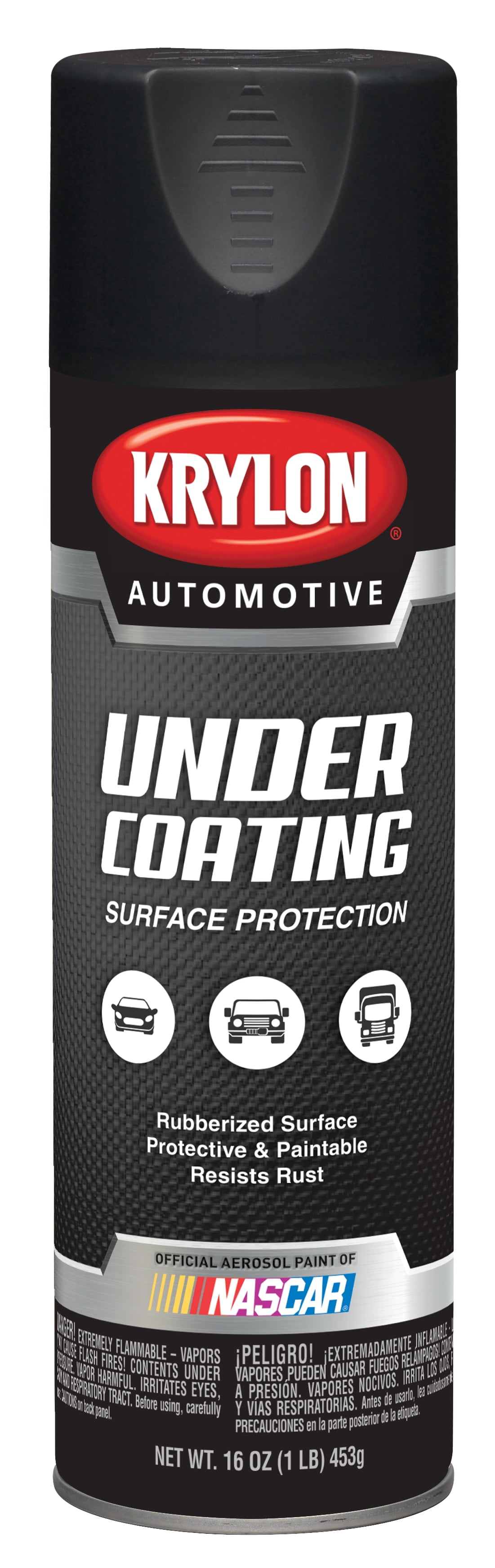Krylon® Automotive Undercoating Black, 16Oz