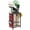 Rose Red, variant on Garden Tool Storage Rack, Heavy-Duty Steel Garden Tool Organizer with 5 Hooks, Suitable for Garage, Broom Rack, Garden Tool Stand, Shed, and Outdoor Use