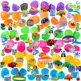 thumbnail image 5 of Huevos de Pascua precargados JOYIN, 100 unidades con varios juguetes y pegatinas, 5 of 5