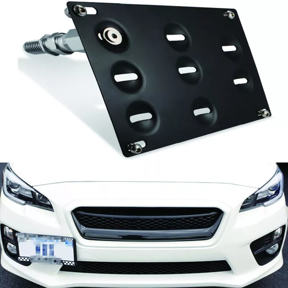 Tow Hook Adapter for License Plate Mount, Custom Fit Guarantee for Specific Models with Street Legal Compliance