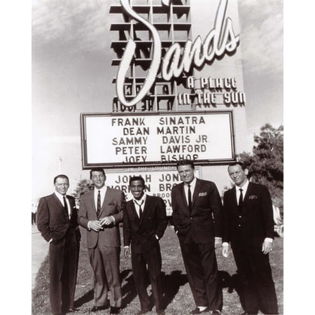 Rat Pack Artwork Laminated Poster The Rat Pack Frank Sinatra Poster Art Hollywood Movie Posters Artwork Poster Print 24 x 36 ()