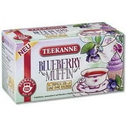 Teekanne Blueberry Muffin Tea - 20 tea bags- Made in Germany- CALORIE FREE