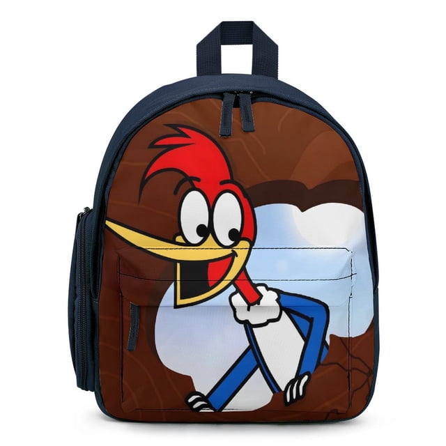 Pájaro Loco Mochila Escolar para Niños y Niñas, Mochila Infantil Ligera de Alta Calidad, Grande y Duradera Azul