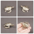thumbnail image 2 of BEADCEST Brass Turtle Figurine Golden 1Set 1.9Inch, 2 of 6