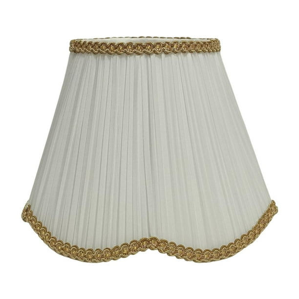 Pantalla de lámpara de tela, decoración del hogar, elegante aplique de pared, cubierta de luz de pared Blanco