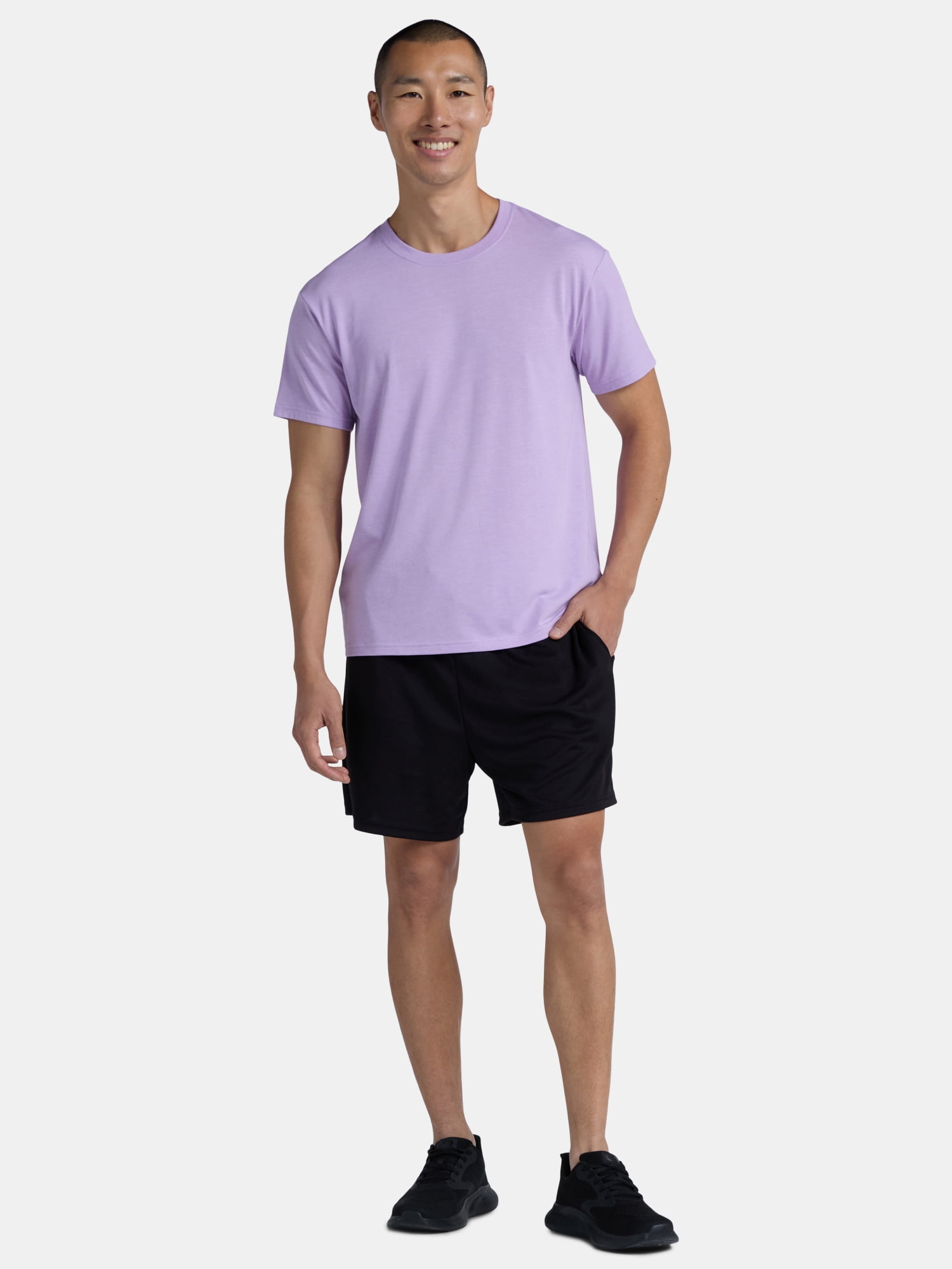 Athletic Works Men's and Big Men's Tri Blend Tee, Sizes XS-4XLT