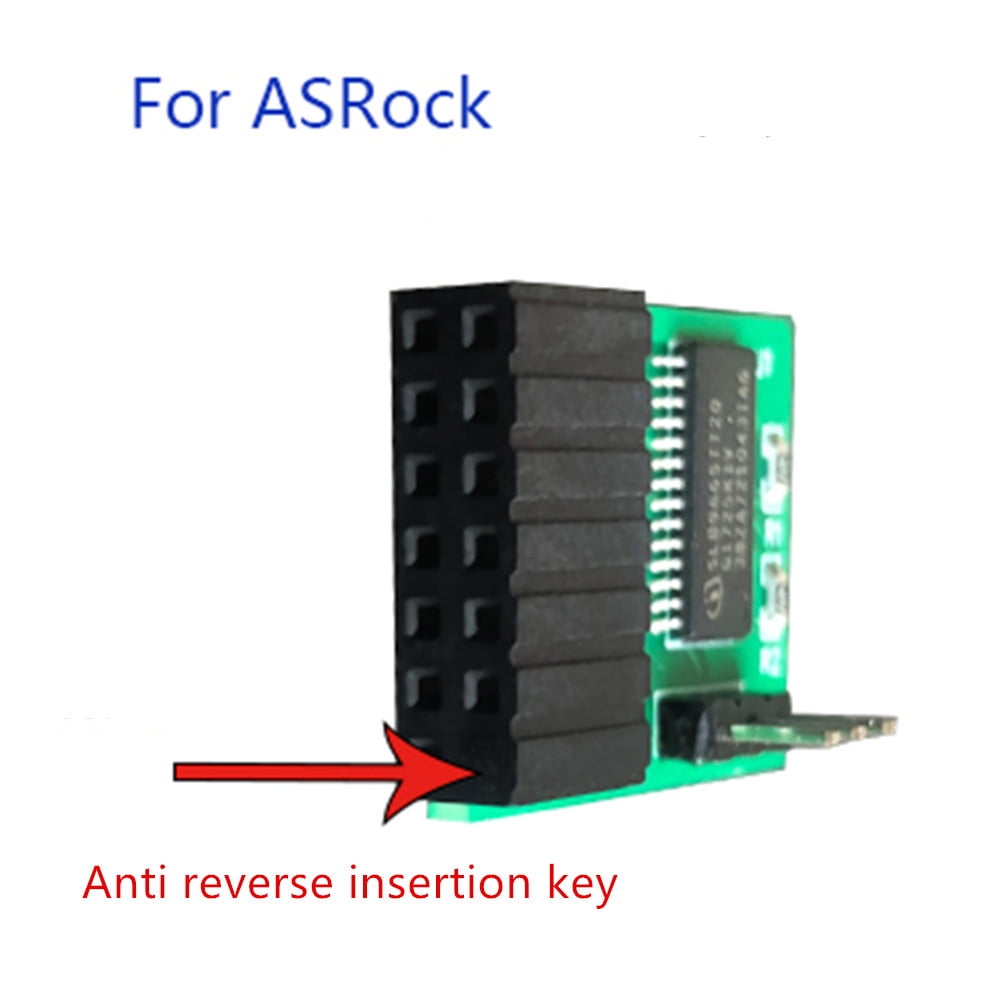 Zyutaosan Tpm 2.0 Security Module Board For Asrock 14 Pin Lpc Motherboard