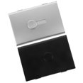 thumbnail image 3 of LEXSOMEO 2pcs Business Card Holder Metal Business Card Pocket Metal Card Case Business Card Case, 3 of 5